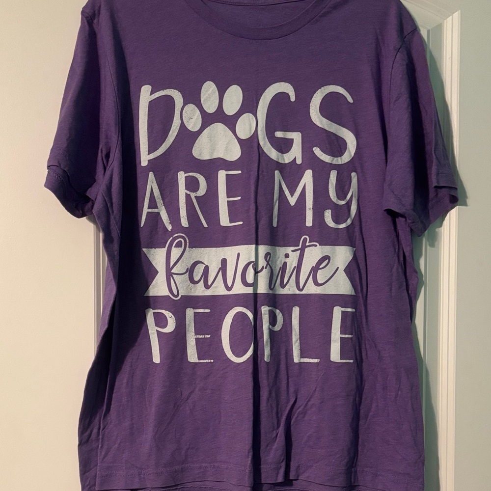 Purple Dog Lover T-Shirt